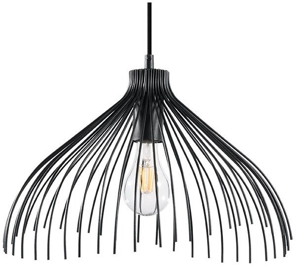 Sollux Lighting UMB függőlámpa 1x60 W fekete SL.0665