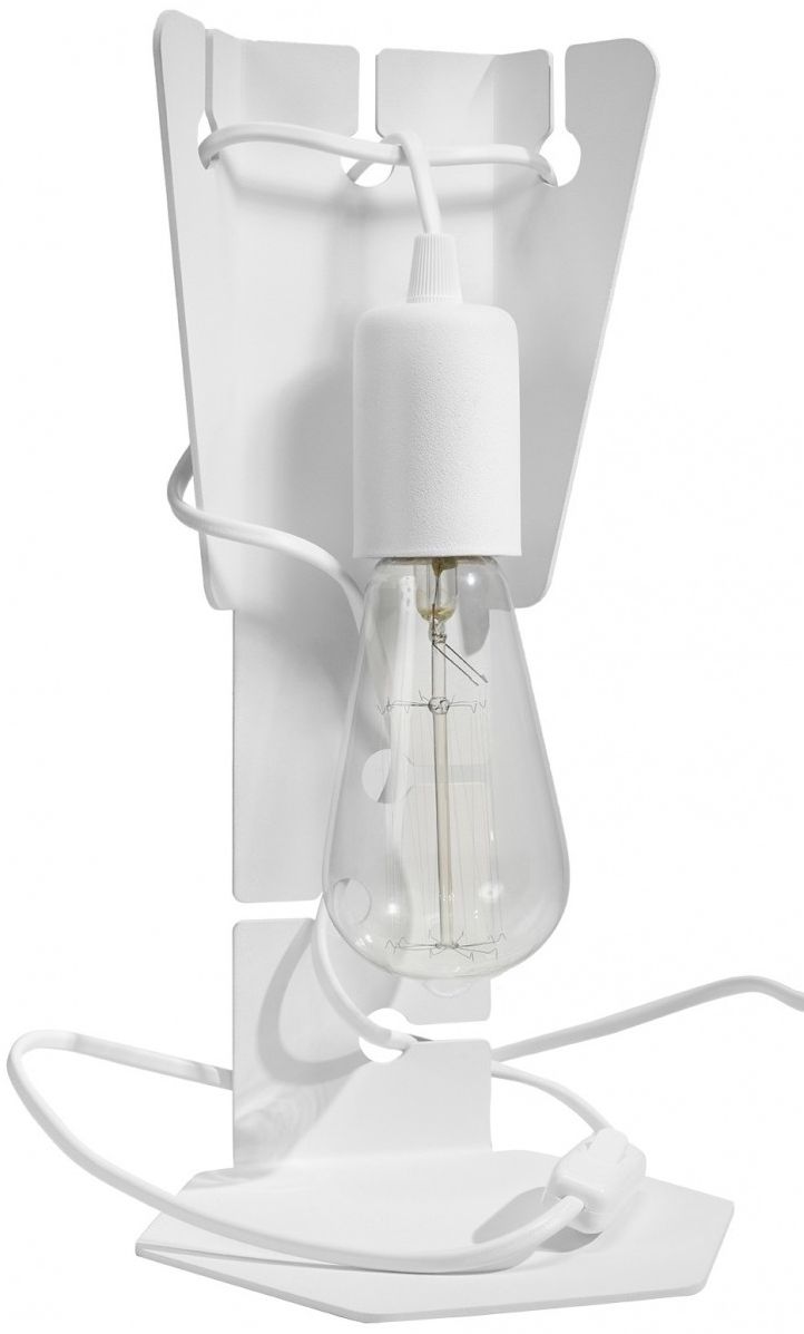 Sollux Lighting Arby asztali lámpa 1x60 W fehér SL.0879