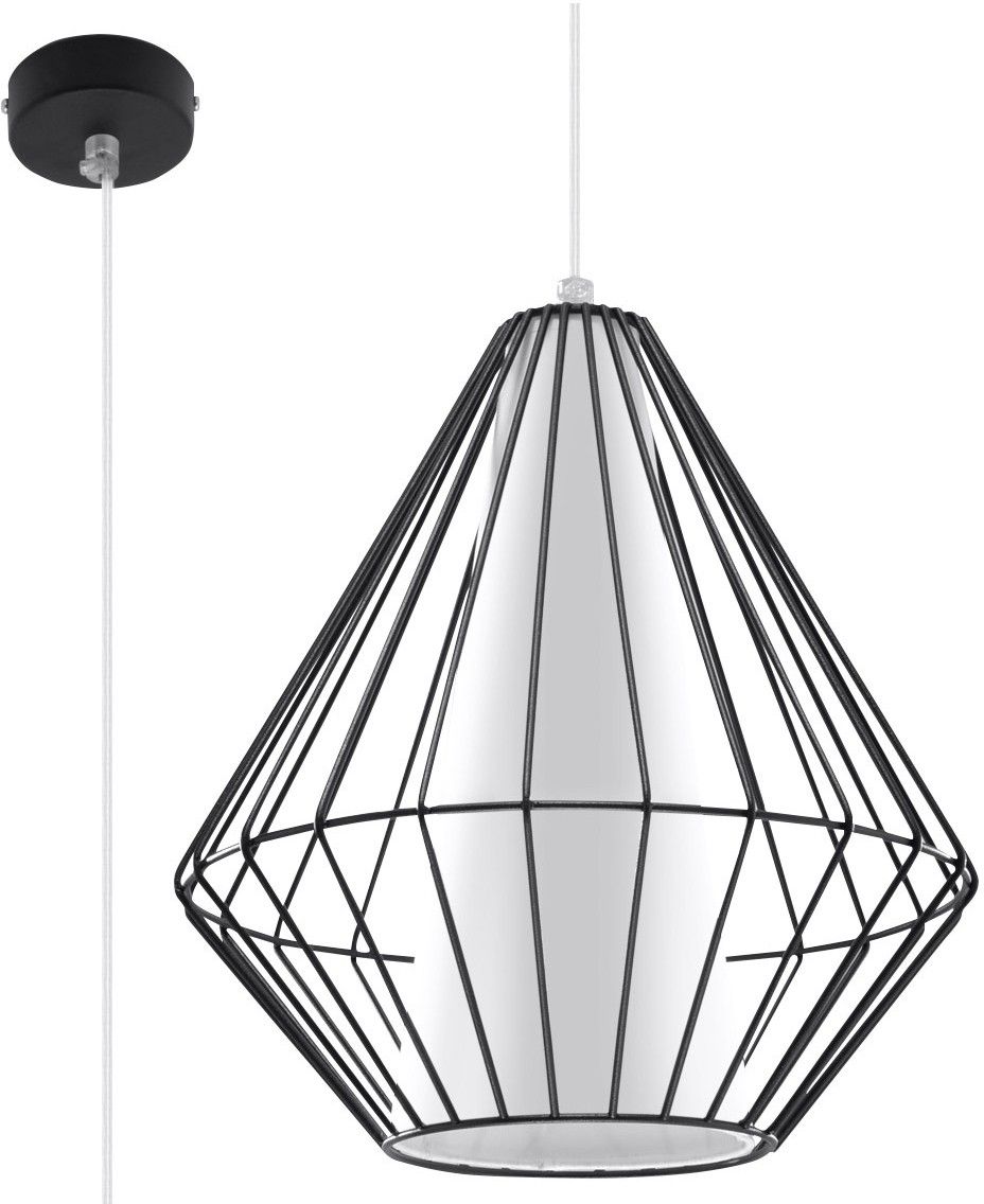Sollux Lighting Demi függőlámpa 1x60 W fekete SL.0298