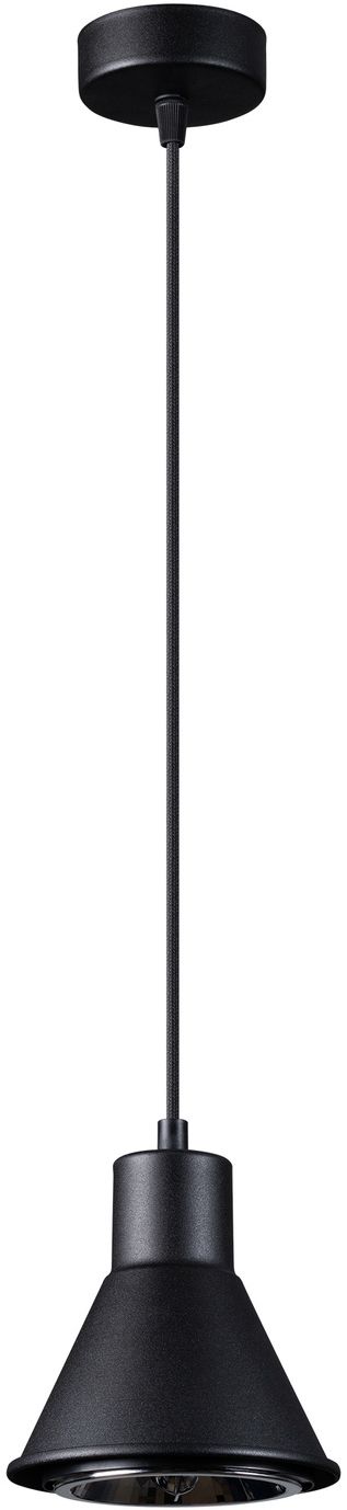 Sollux Lighting Tazila függőlámpa 1x60 W fekete SL.0989