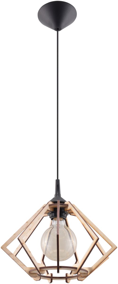 Sollux Lighting Pompelmo függőlámpa 1x60 W fa SL.0393