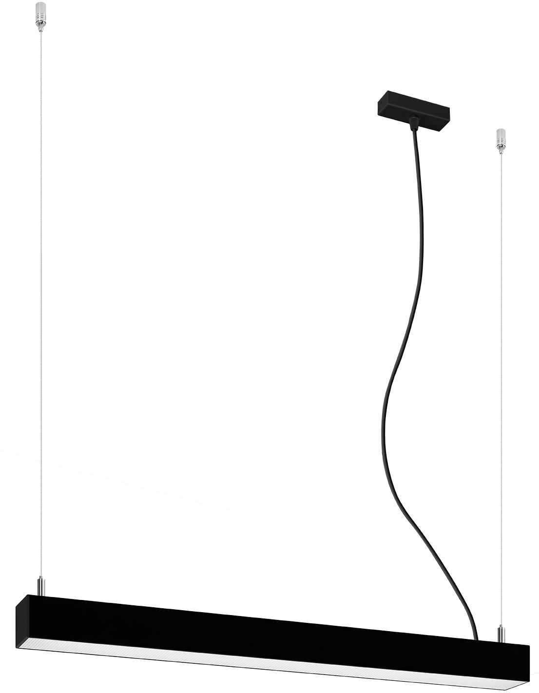 Thoro Lighting Pinne függőlámpa 1x17 W fekete TH.033