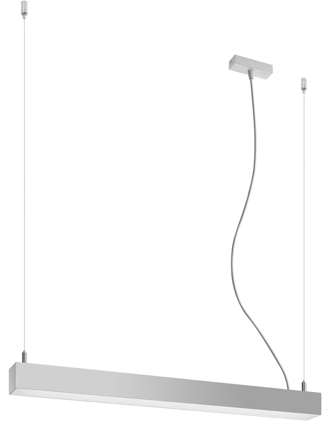 Thoro Lighting Pinne függőlámpa 1x17 W szürke/hamvas TH.034