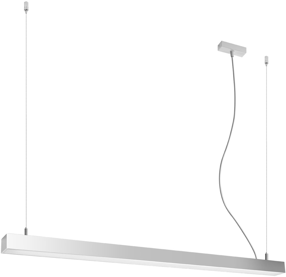 Thoro Lighting Pinne függőlámpa 1x31 W szürke/hamvas-opál TH.067