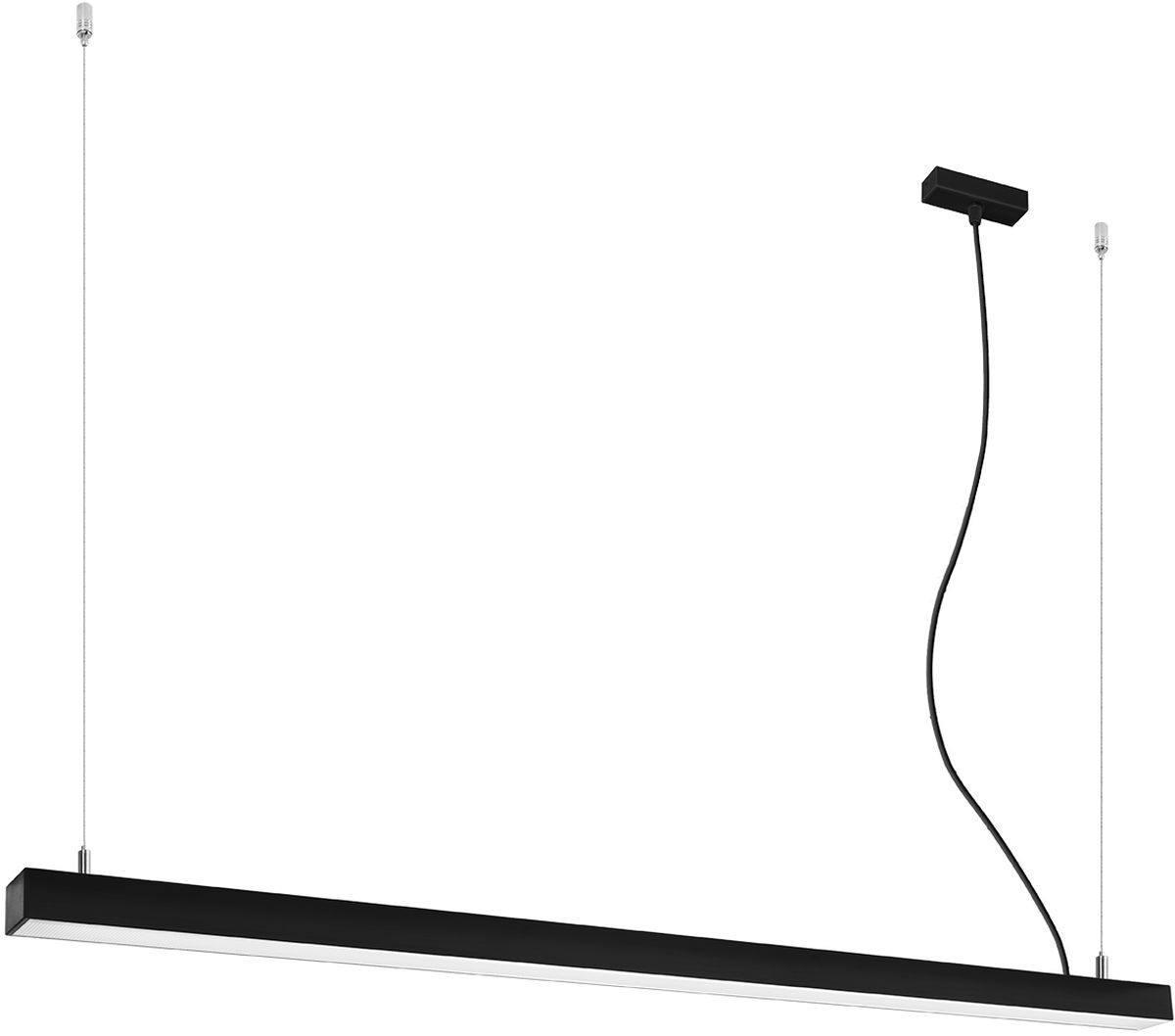Thoro Lighting Pinne függőlámpa 1x39 W fekete-opál TH.087
