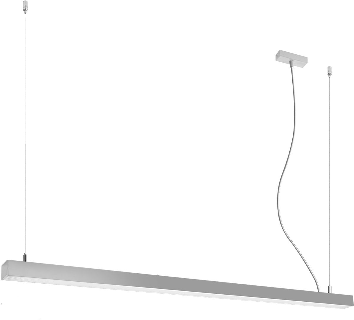 Thoro Lighting Pinne függőlámpa 1x39 W szürke/hamvas-opál TH.088