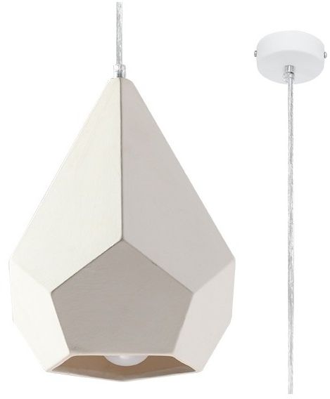 Sollux Lighting Pavlus függőlámpa 1x60 W fehér SL.0844