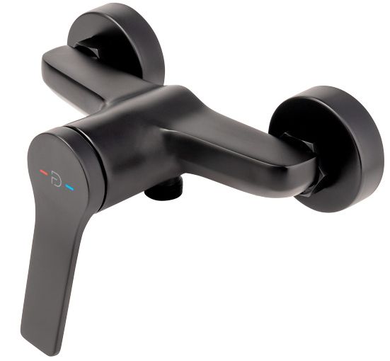 FDesign Seppia zuhanycsaptelep fal fekete FD1-SPA-7-22