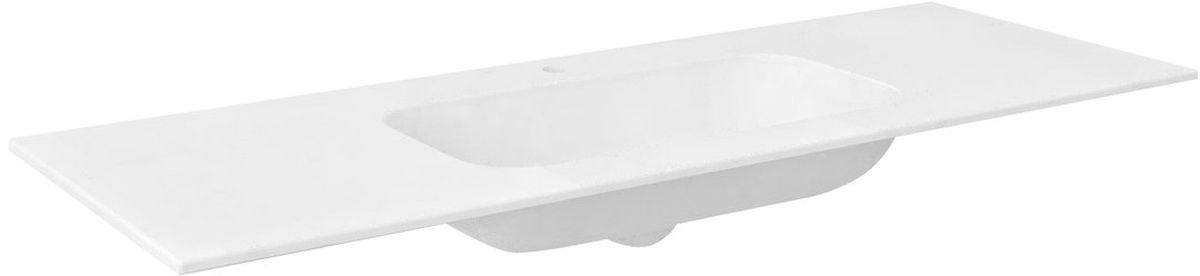 Sapho Aruba mosdótál 140x51.5 cm négyszögletes beépíthető fehér AR140-B1M