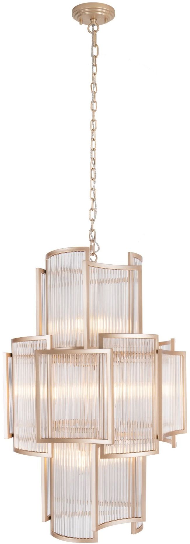 MaxLight Citatel függőlámpa több mint 6x40 W barna P0446