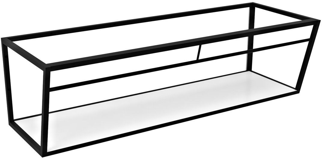 Sapho Aruba konzol 208.4x49x40 cm fekete ARK210