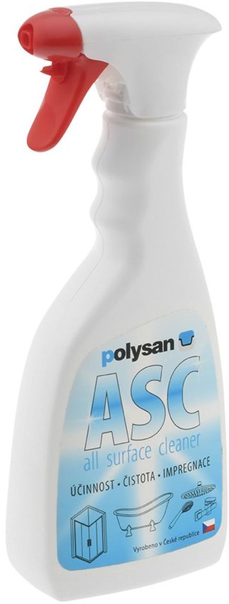 Polysan Asc tisztítószer fürdőkádakhoz, zuhanytálcákhoz és kabinokhoz 500 ml 94000