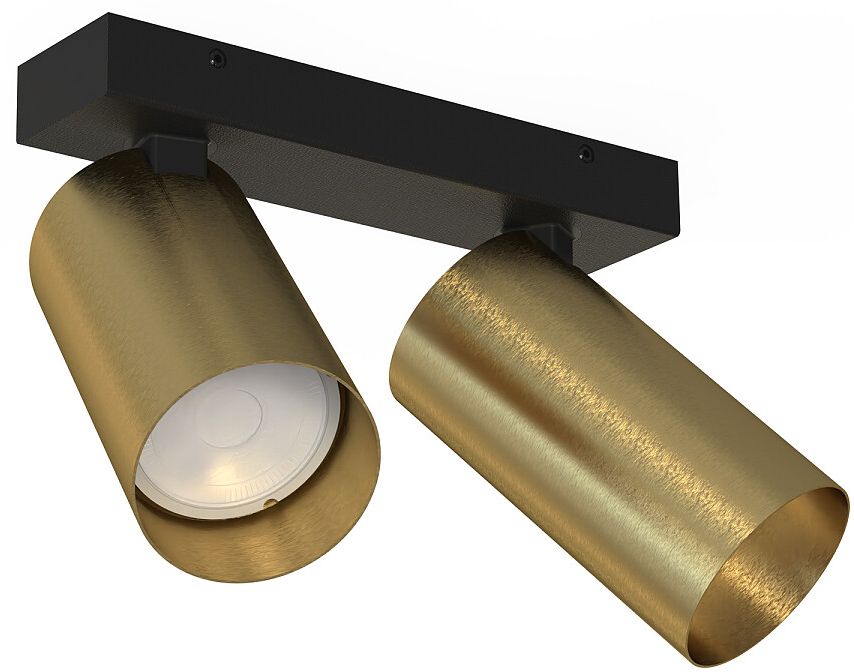 Nowodvorski Lighting Mono mennyezeti lámpa 2x10 W fekete-sárgaréz 7782