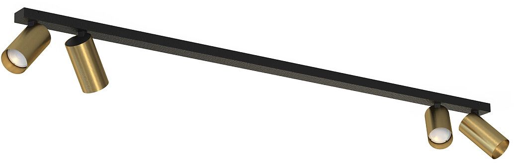 Nowodvorski Lighting Mono mennyezeti lámpa 4x10 W fekete-sárgaréz 7784