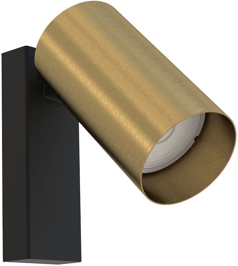 Nowodvorski Lighting Mono oldalfali lámpa 1x10 W fekete-sárgaréz 7780