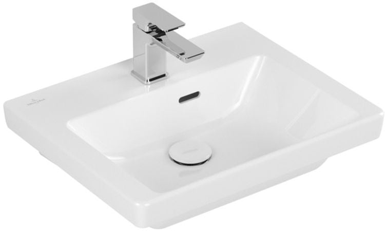 Villeroy & Boch Subway 3.0 mosdótál 50x40 cm négyszögletes klasszikus fehér 4370FFR1