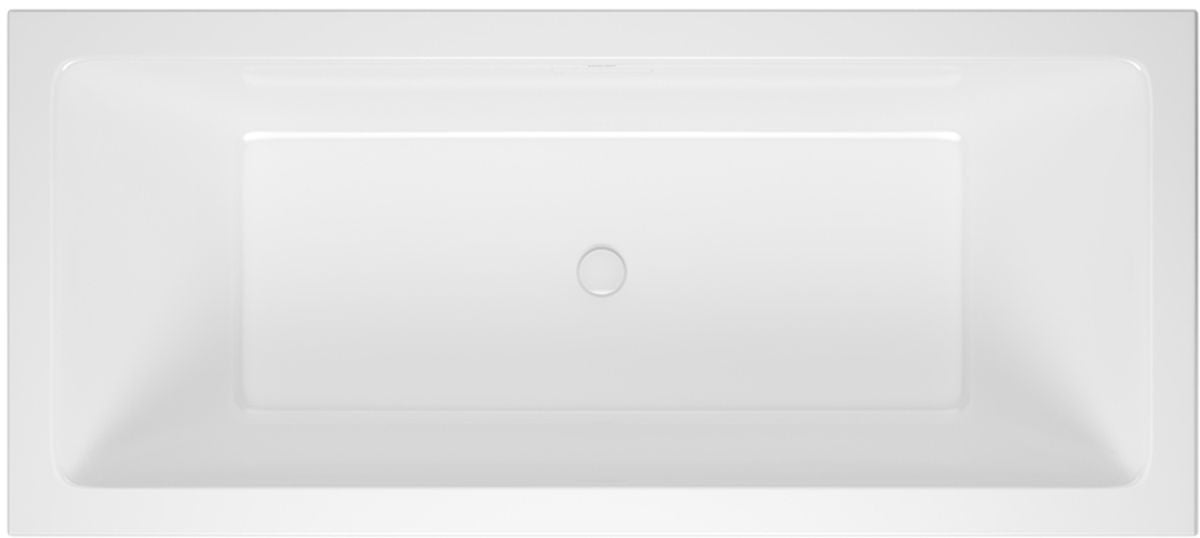 Készlet egyenes kád Excellent Heaven Slim WAEX.HEV18WHS, kád szifon Excellent Flow ARIN.FLOW.WH