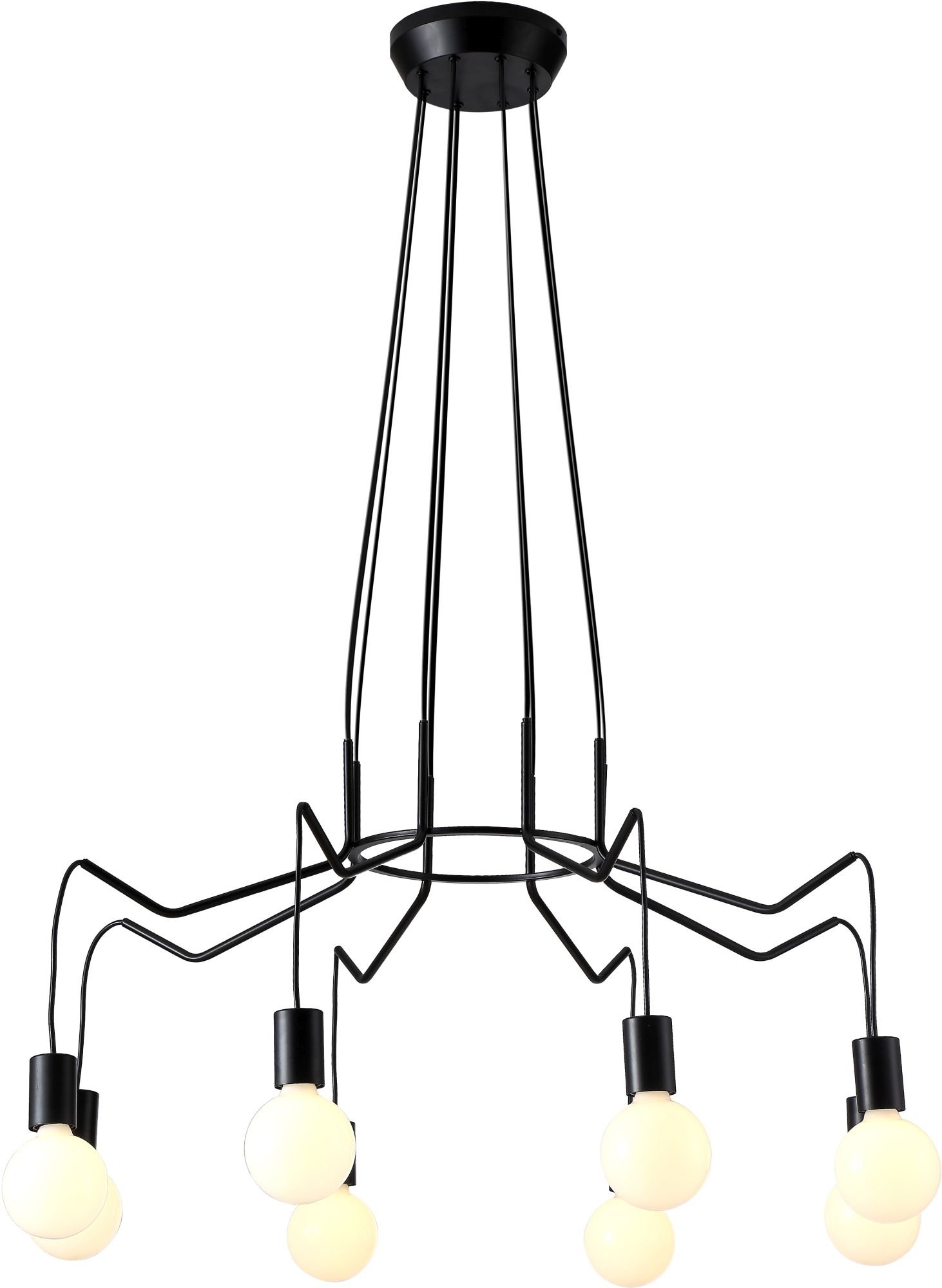 Candellux Basso függőlámpa x40 W fekete 38-71057