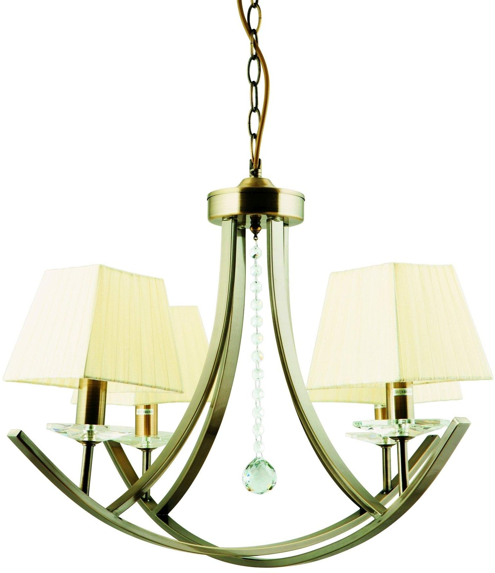 Candellux Valencia függőlámpa 4x40 W patina-sárga 34-84555