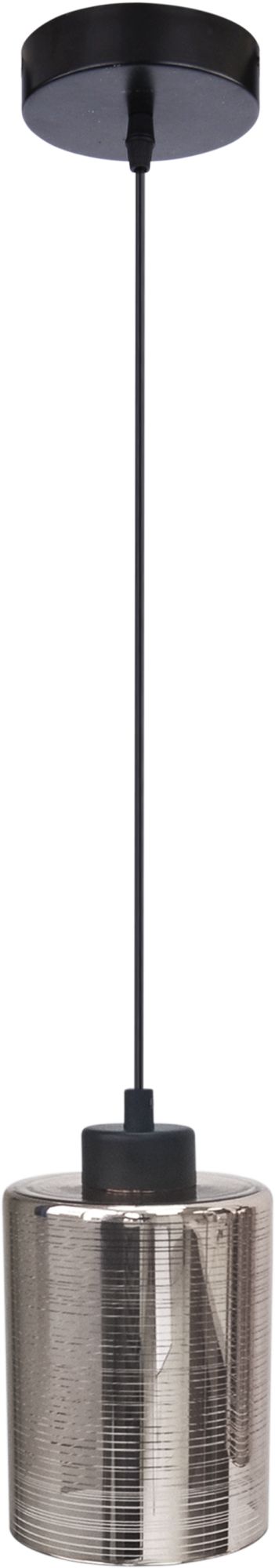 Candellux Cox függőlámpa 1x60 W fekete-króm 31-53862