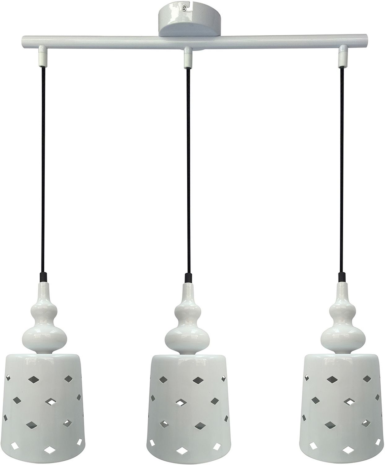 Candellux Hamp függőlámpa 3x60 W fehér 33-51943