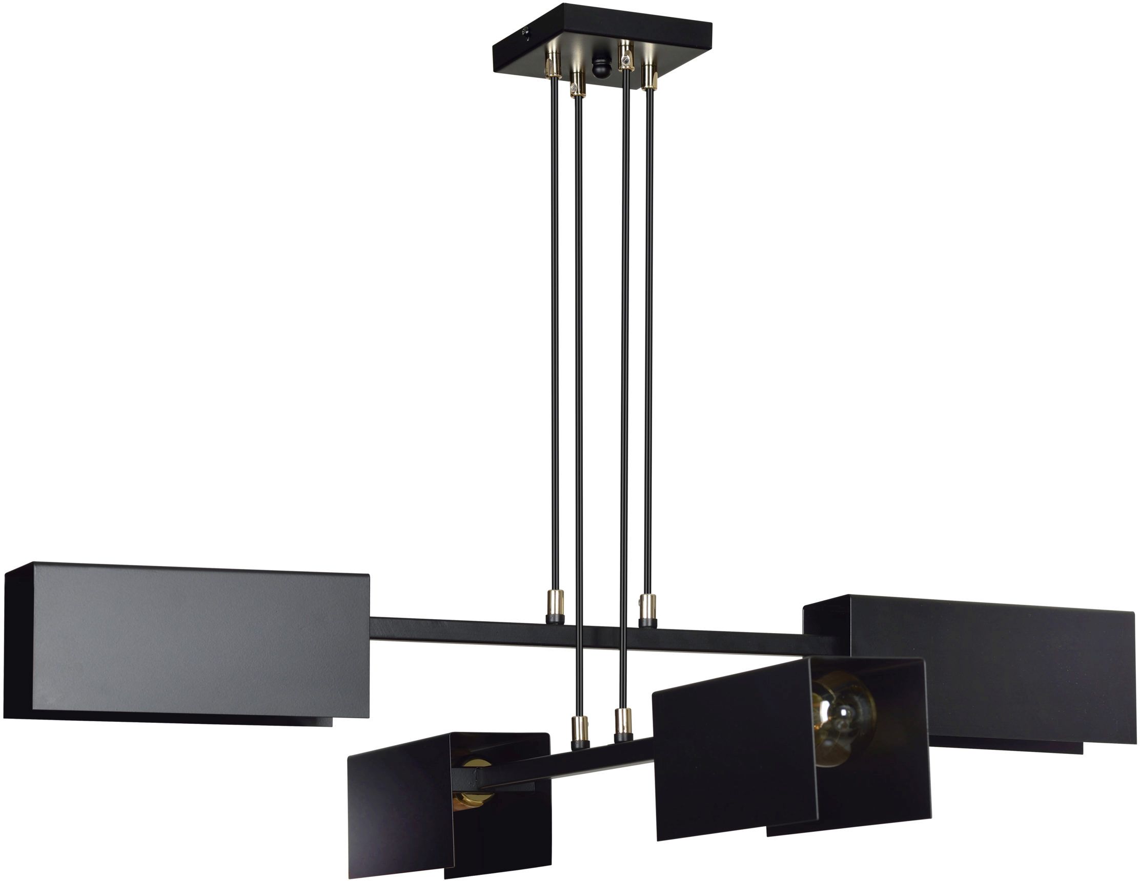 Emibig Tolos függőlámpa 4x15 W fekete 633/4