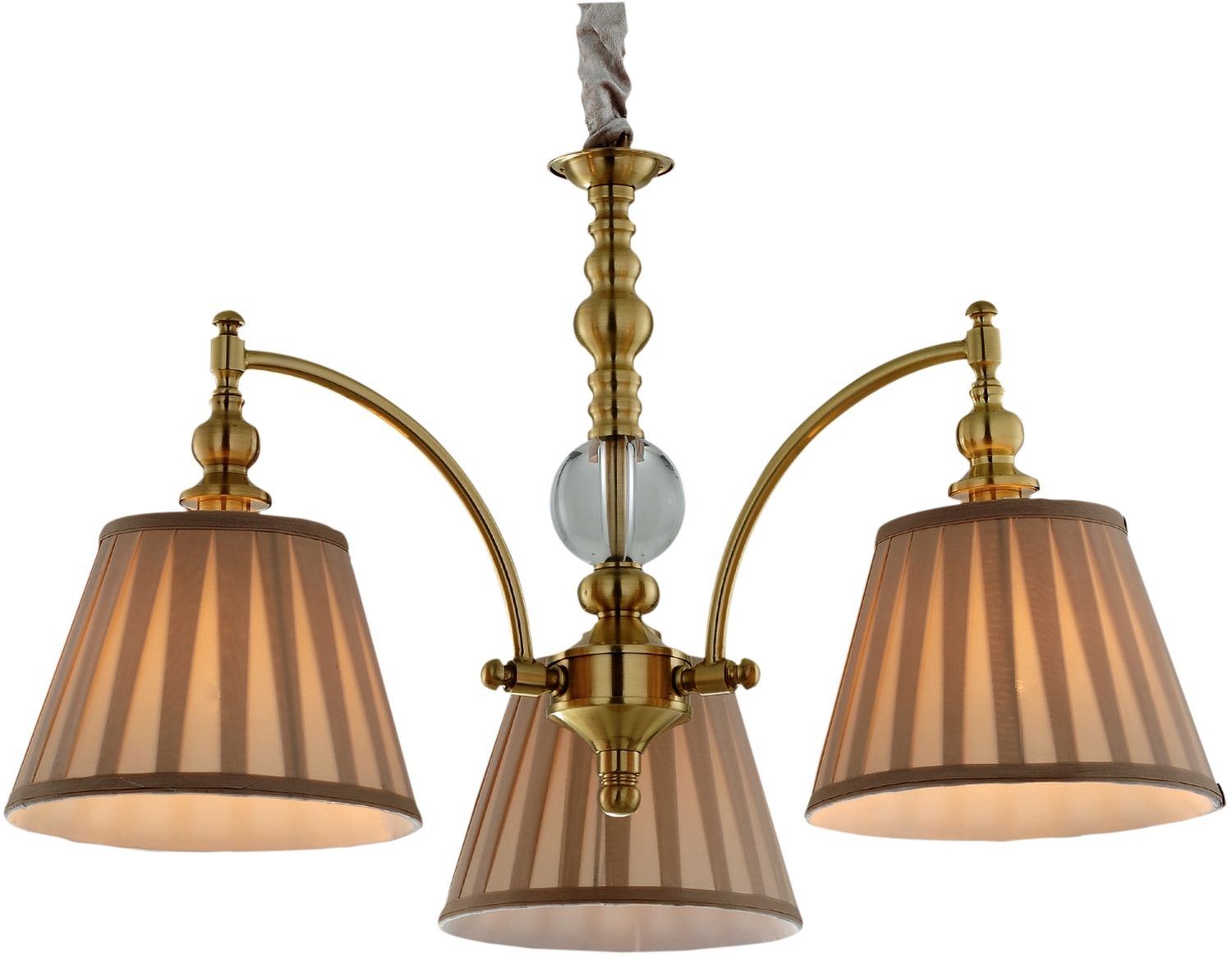 Candellux Austin függőlámpa 3x40 W patina-barna 33-13842