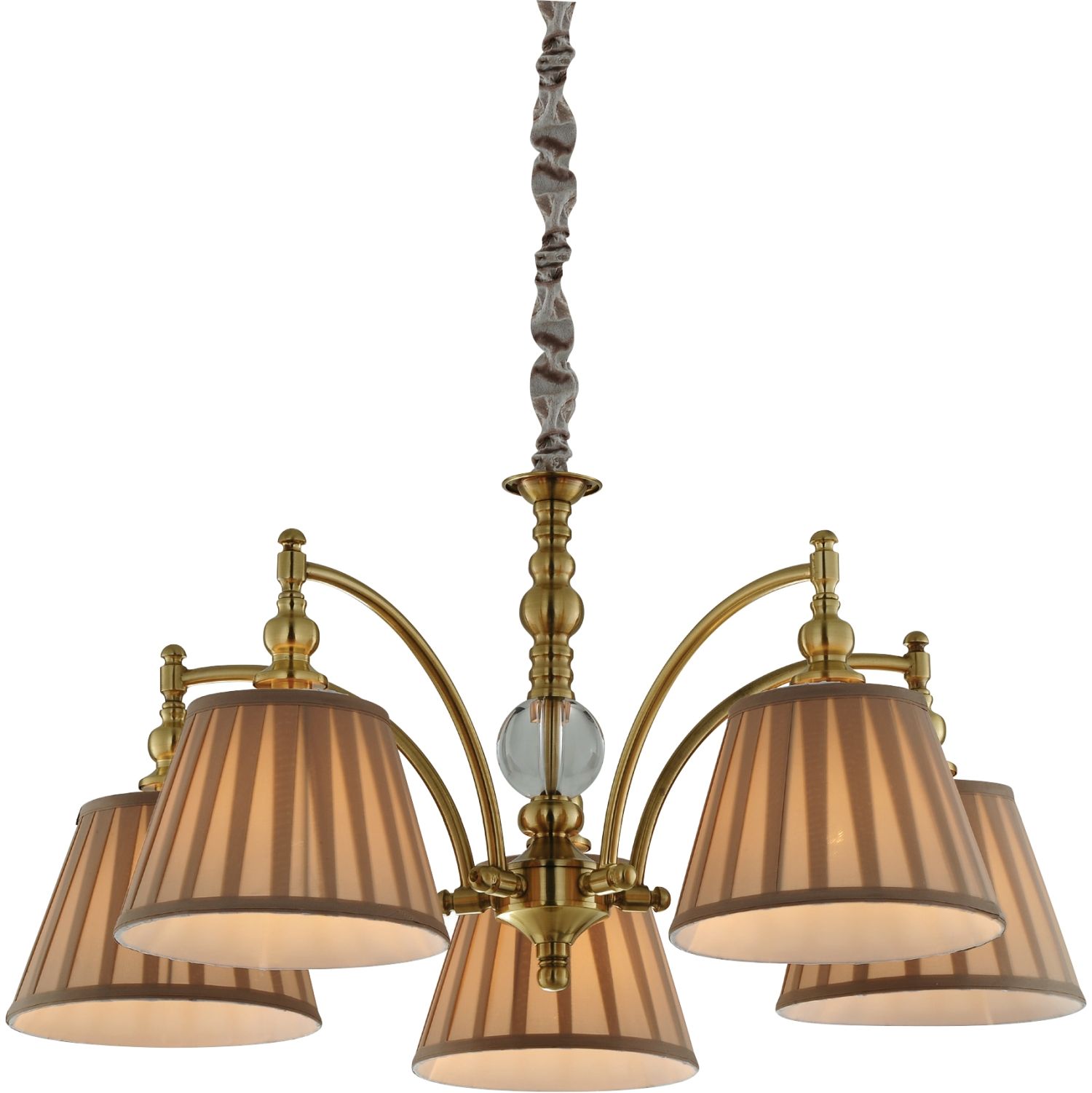 Candellux Austin függőlámpa 5x40 W patina-barna 35-13859