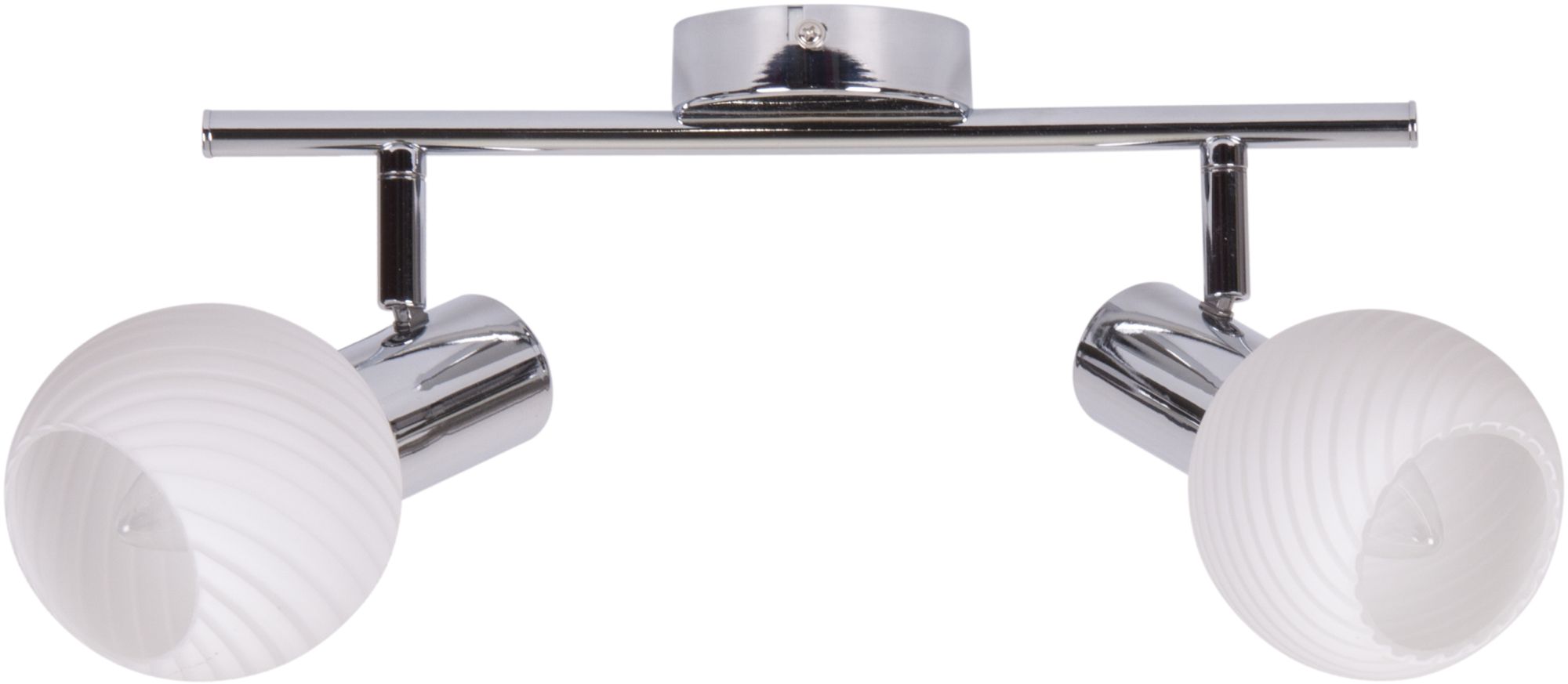 Candellux Turno mennyezeti lámpa 2x40 W fehér-króm 92-94202