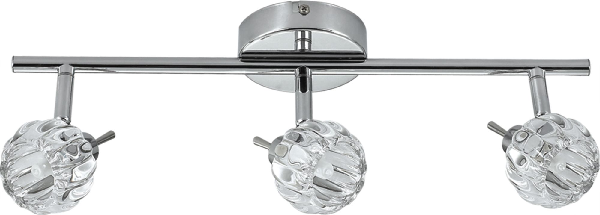 Candellux Bombola mennyezeti lámpa 3x40 W króm-kristály 93-70302