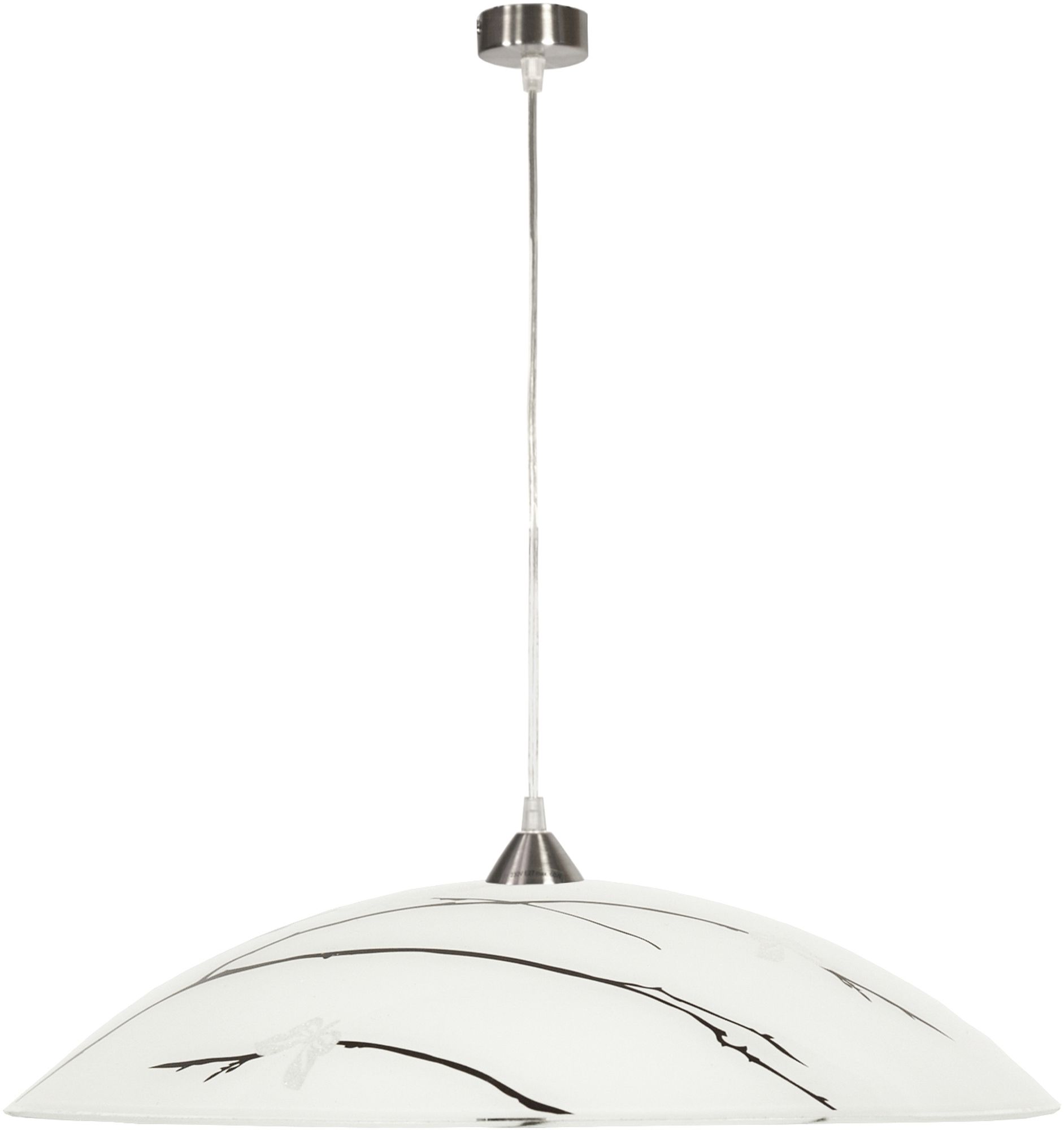 Candellux Brag függőlámpa 1x40 W fehér-fekete 31-09265