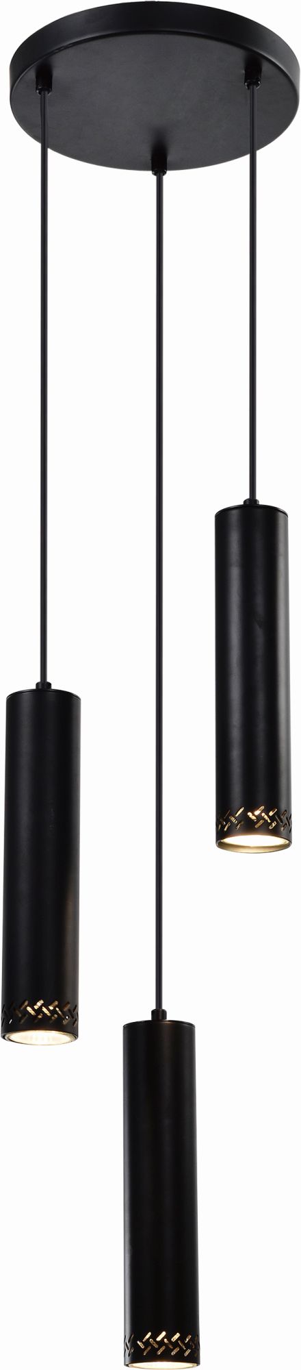 Candellux Tubo függőlámpa 3x25 W fekete 33-79084