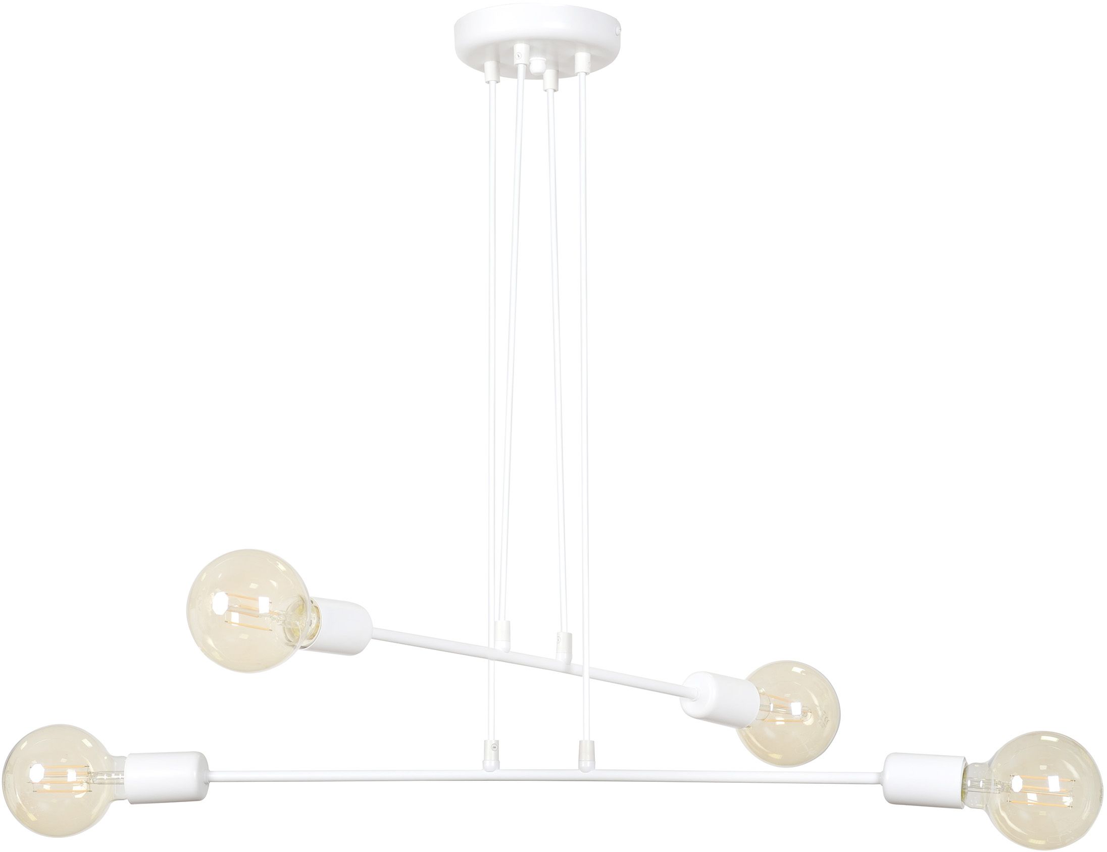 Emibig Multipo függőlámpa 4x15 W fehér 697/4