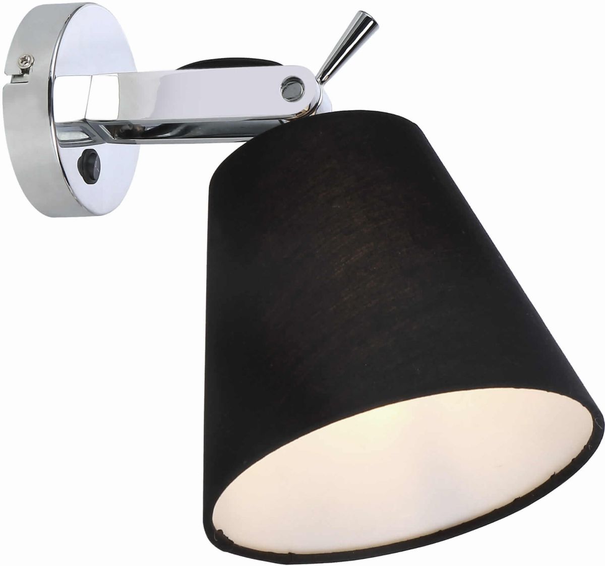 Light Prestige Bali oldalfali lámpa 1x40 W fekete LP-5031/1WBK