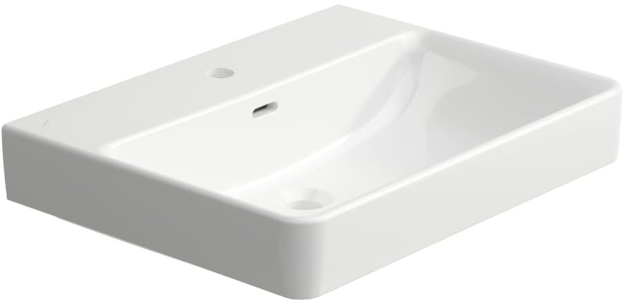 Laufen Pro S mosdótál 60x46.5 cm négyszögletes klasszikus-beépíthető fehér H8109634001041