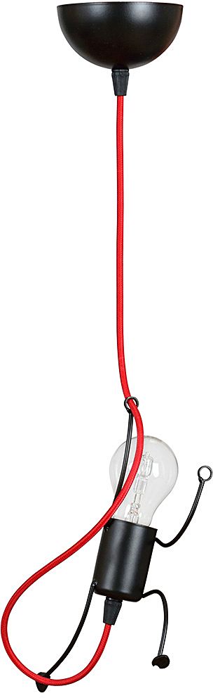 Emibig Bobi függőlámpa 1x15 W fekete-piros 537/1
