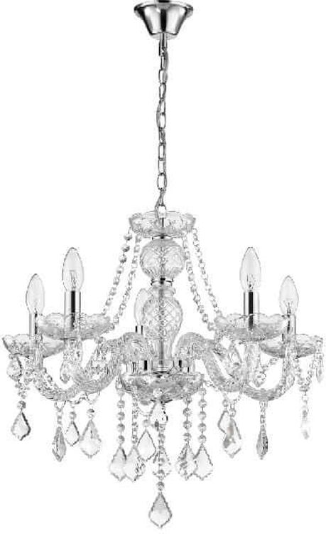 Light Prestige Cristallo függőlámpa 5x60 W átlátszó LP-2940/5P