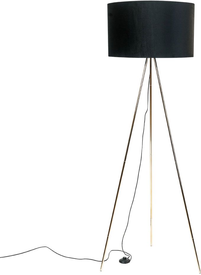 Zuma Line Inga állólámpa 1x40 W fekete H06-GD-BK