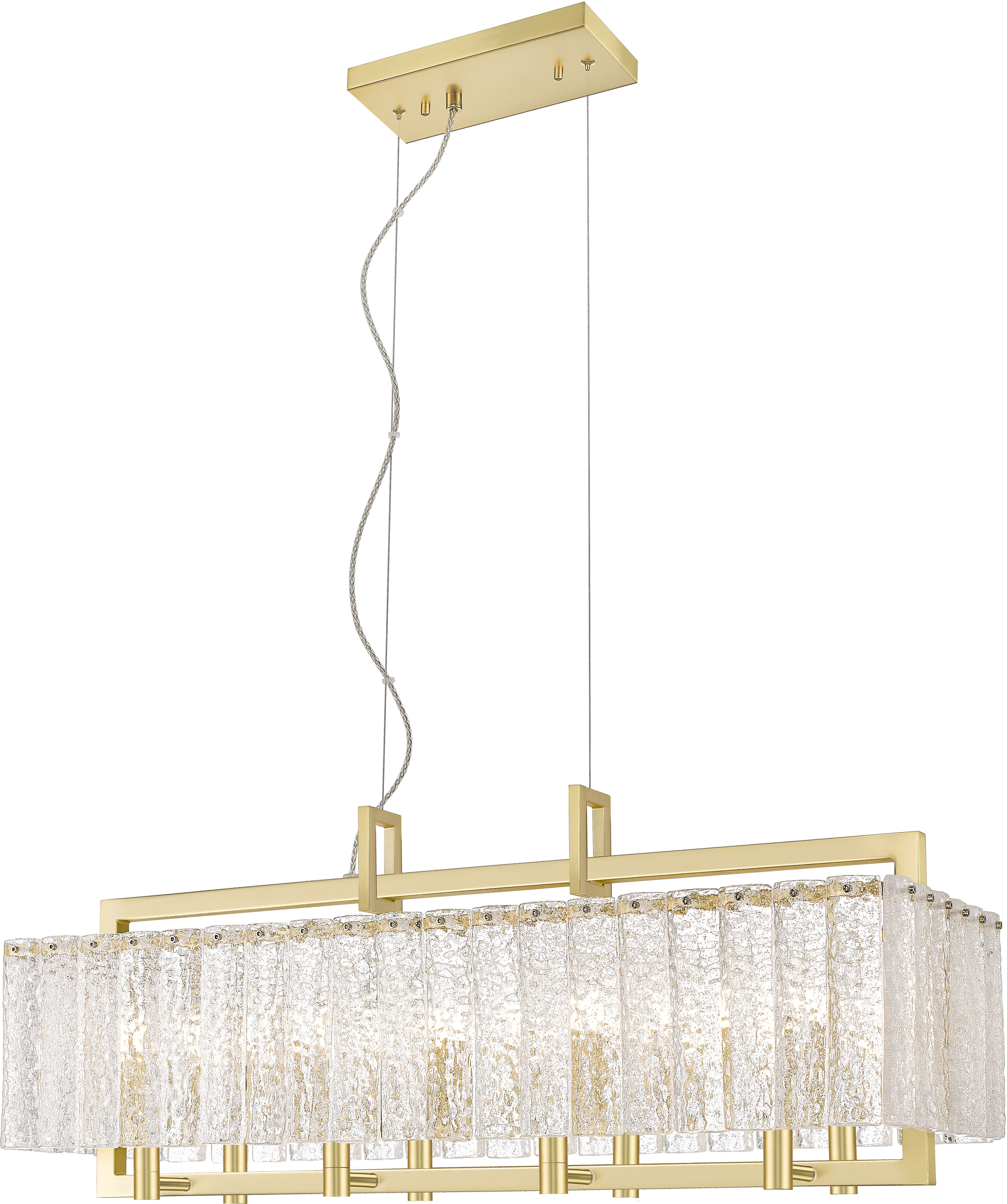 Zuma Line Palace függőlámpa több mint 6x42 W átlátszó-arany P0523-08A-U8AC
