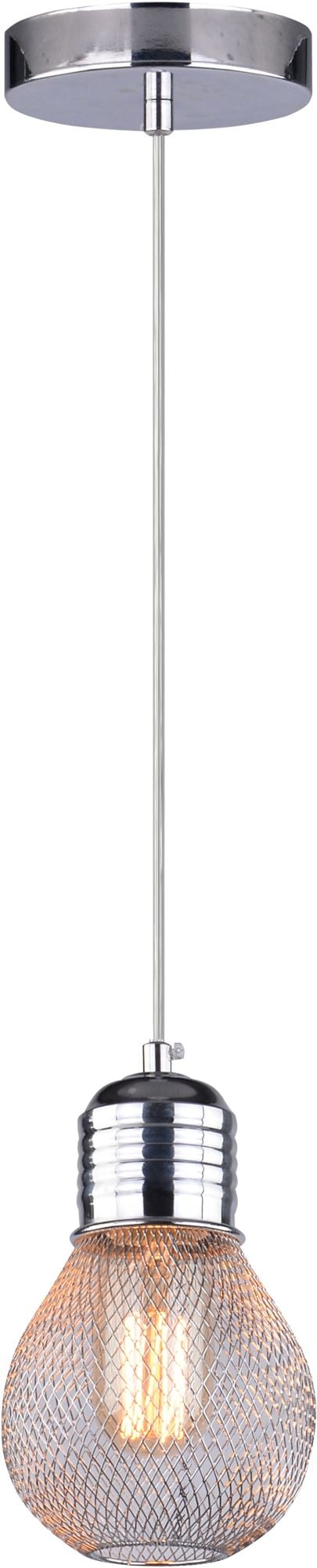 Candellux Gliva függőlámpa 1x60 W króm 31-58652