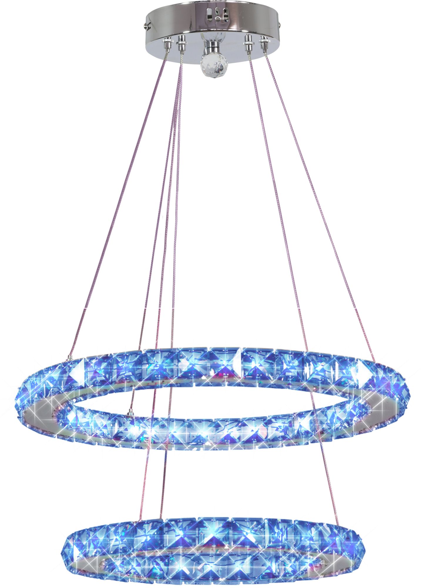Candellux Lords függőlámpa 2x27 W króm 32-63106