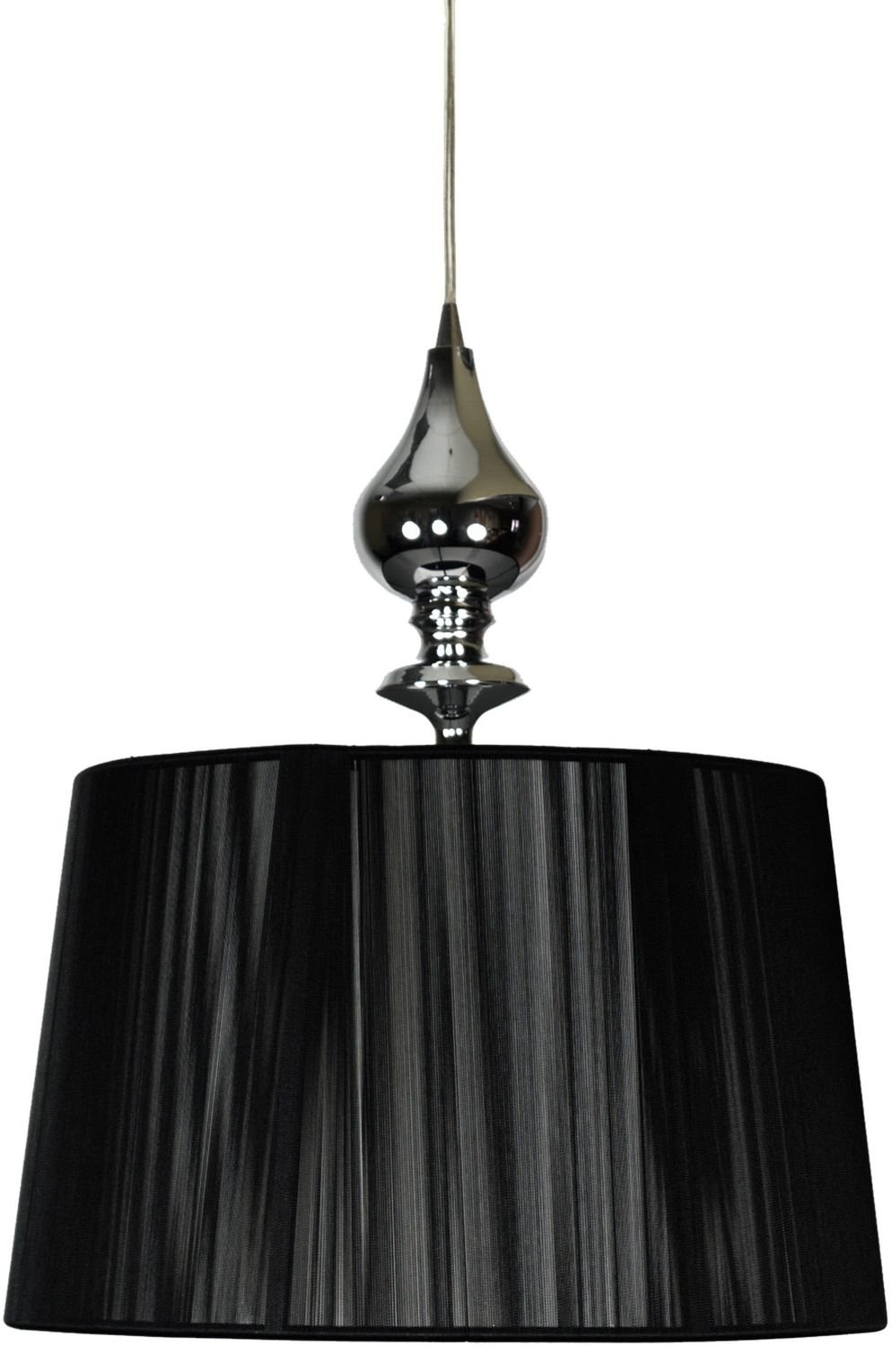 Candellux Gillenia függőlámpa 1x60 W fekete 31-21437
