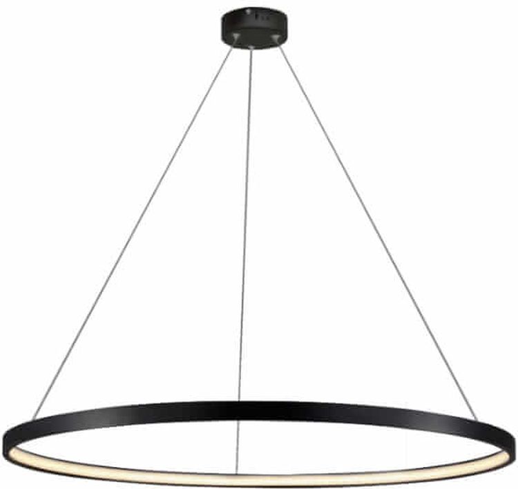 Light Prestige Ring függőlámpa 1x40 W fekete LP-909/1P4MBK