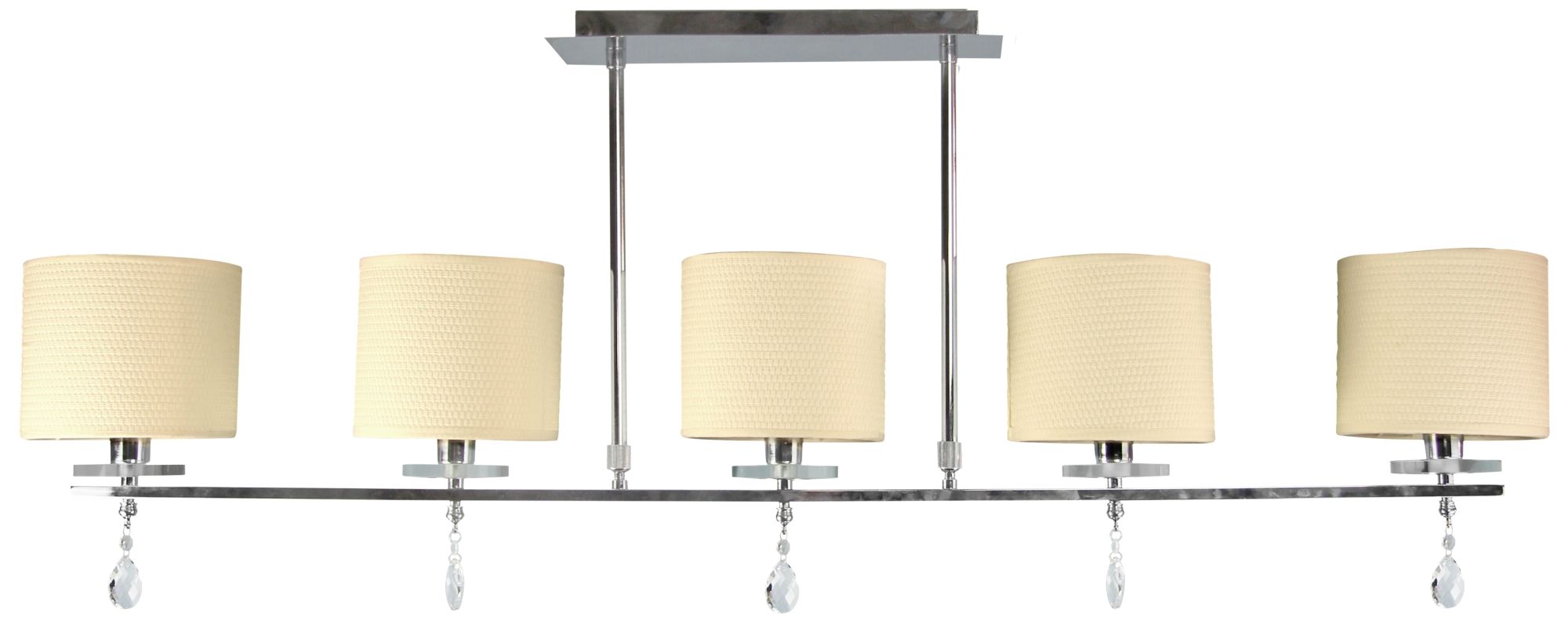 Candellux Estera mennyezeti lámpa 5x40 W króm-krém 35-11527