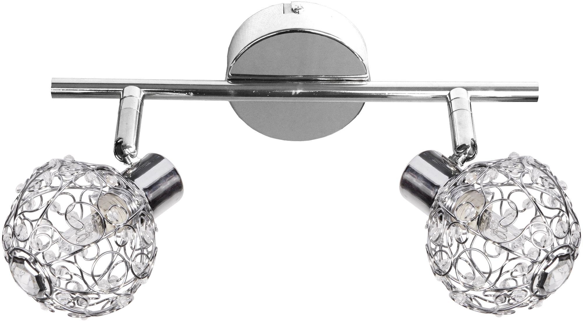 Candellux Collar mennyezeti lámpa 2x40 W króm 92-13644