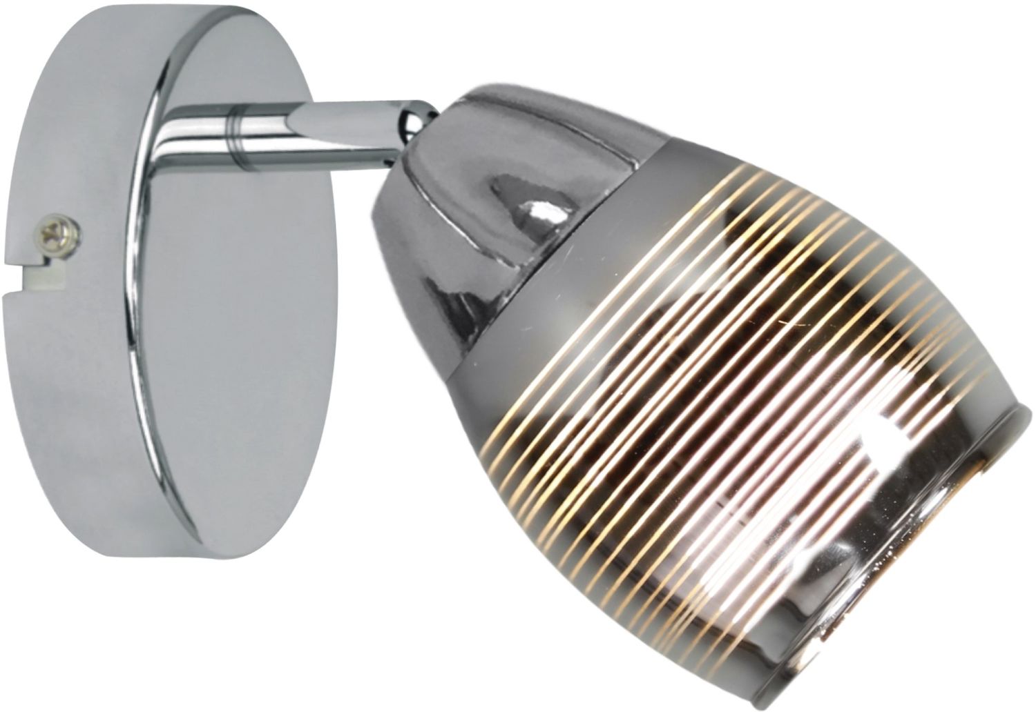 Candellux Milton oldalfali lámpa 1x10 W króm 91-58904