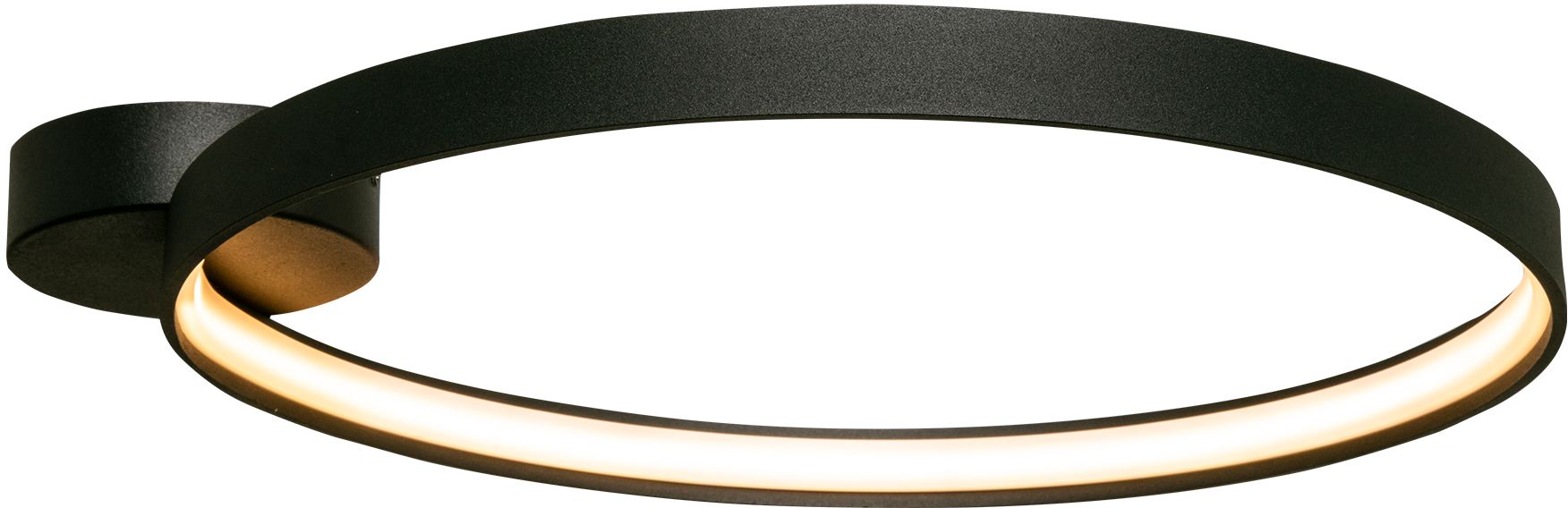Zuma Line Circle mennyezeti lámpa 1x50 W fekete LA0772
