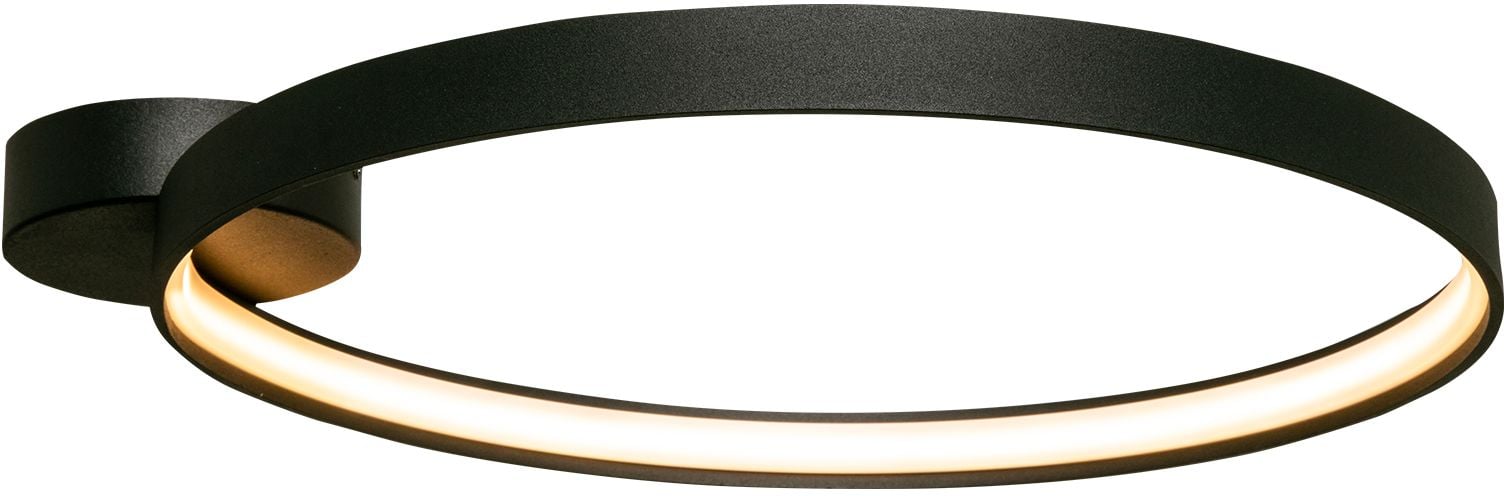 Zuma Line Circle mennyezeti lámpa 1x30 W fekete LA0770