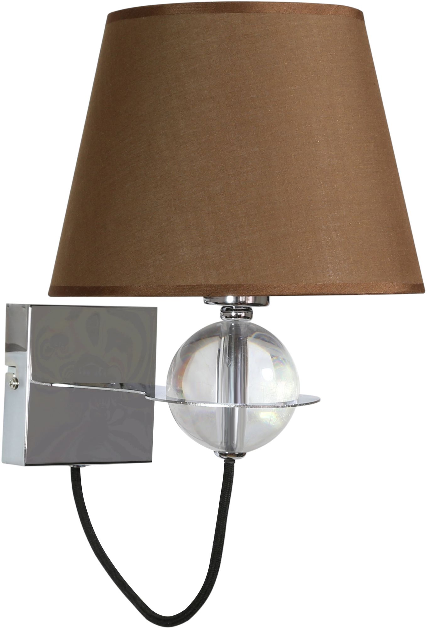 Candellux Tesoro oldalfali lámpa 1x40 W króm-barna 21-29539