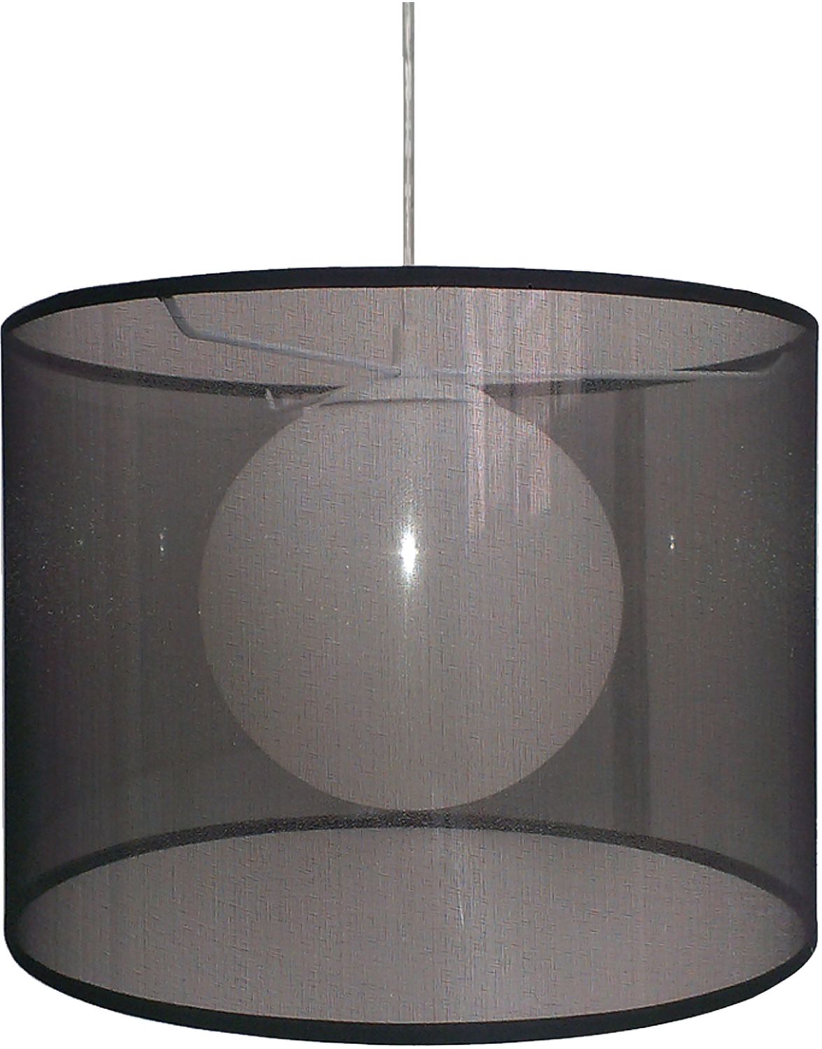 Candellux Chicago függőlámpa 1x60 W fekete 31-24879